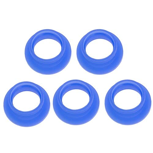 Replacement Part For 5PCS Nitro Engine Rear Exhaust Manifold Round Seal For 1/8 1/10 Scale RC Car - (Color: Blue) - color: Blue