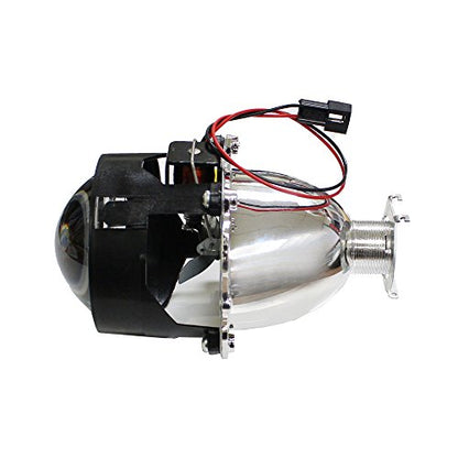 iJDMTOY Mini 2.5-Inch H1 Bi-Xenon Projector Lens Compatible With Car Lighting Retrofit, Custom DIY Job For Off-Road Use Or Show Purpose