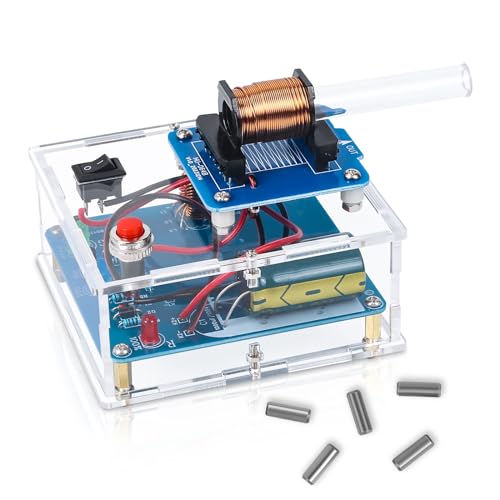 MiOYOOW Soldering Practice Kit, STEM Electronics Project Kit, DIY Electromagnetic Coil Shooting Game, Physics Experiment Kit for Teens & Adults