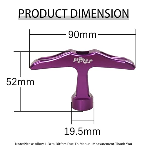Alloy CNC Pull Starter Handle for Zenoah CY Rovan TSRC Engine (Purple) | for 1/5 Hpi Rofun Km Baja Lois 5ive-T FG GoPed Redcat Rc Car Parts - color: Purple