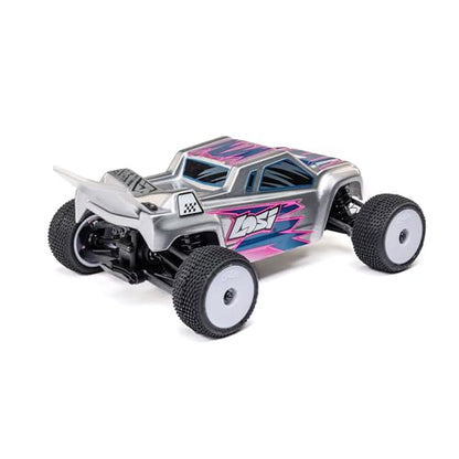 Losi Micro-T 1/28 2 Wheel Drive Silver RTR LOS-1392T2 | Battery and Charger included - color: Silver