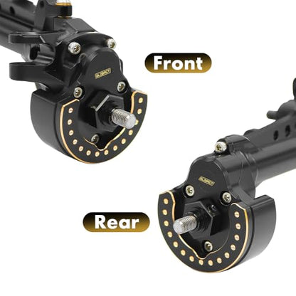 GLOBACT Brass RC Steering Knuckles for Vanquish F10 VS4-10 Phoenix LCG VRD