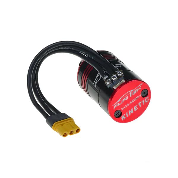 FURITEK BRUSHLESS SENSORED Waterproof RC Motor Kinetic 2435 5600KV for 1/18 1/12 RC CAR - Remote Control Car, RC Cars Upgrade Electronics for 1/18-1/12 Scale (HELIDIRECT)