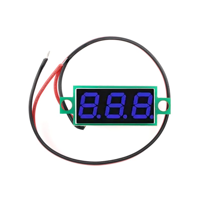 2pcs NTC Digital Thermometer Module Waterproof Metal Probe -50°C to 125°C Blue - color: Blue