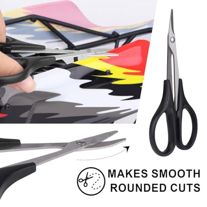RC Hex Bits Set 1.5/2.0/2.5/3.0mm & RC Body Reamer 0-14mm Hole Puncher & Curved Scissors and Straight Scissor for RC Car Quadcopter Airplane Helicopter Boat Tool