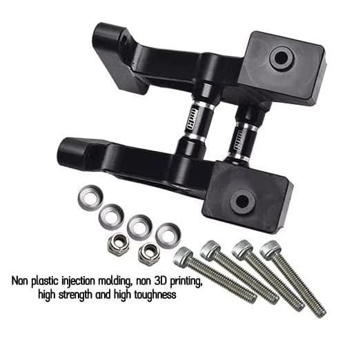 Special Material Rear Wing Mount Set for Traxxas 1/8 4WD Sledge Monster Truck 95076-4 Upgrades - Black