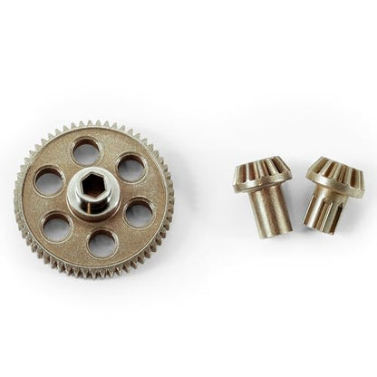 HAIBOXING 1:18 RC Cars Spare Parts, Metal Spur Gear Drive Pinions and Diff Complete Apply to 18859A & 18859 & 18858 & 18868(M1901-M1902)