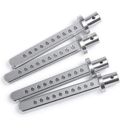 4PCS Aluminum Body Post Mounts for 1/10 SCX10,Body Posts Replacement Parts (Silver) | 3 Color,Heavy-duty Aluminum,CNC-Machined Body Posts Upgrade Part - color: Silver
