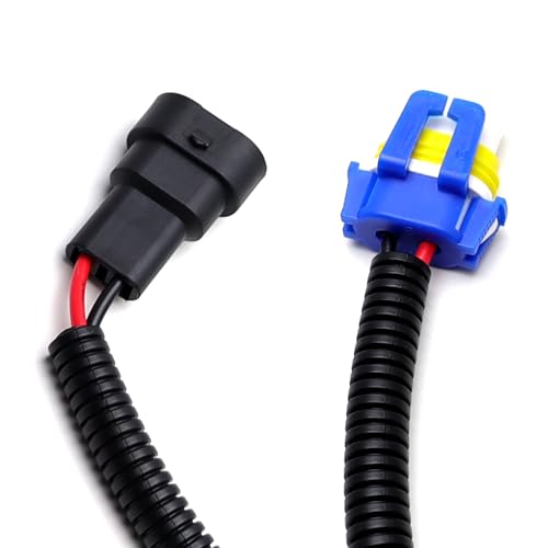 iJDMTOY 9006 HB4 Heavy Duty Ceramic Wiring Harness Sockets Compatible with High/Low Beam or Fog Lights