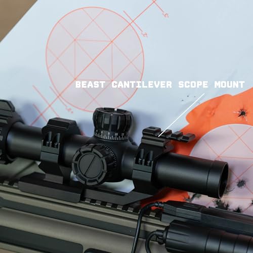 Monstrum Beast ED 1-10x First Focal Plane FFP LPVO Scope - style: CM8 Reticle