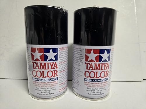 2 PACK COMPATIBLE WITH Tamiya TAMR86005 86005 Polycarbonate PS-5 Black PAINT RC CAR BODY PS5 INCLUDES CHICAGOLAND RC COUPON
