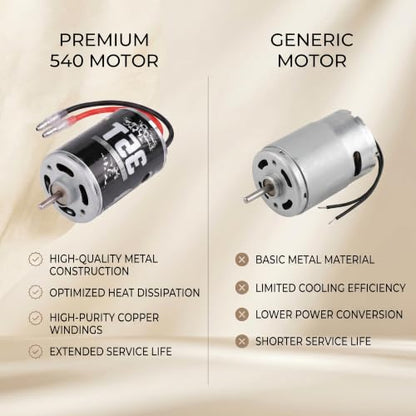 RC Crawler Motor, High Torque Sensored Brushless 1/10 Scale for Off-Road Crawling and Hobbyists Adventure Enthusiasts