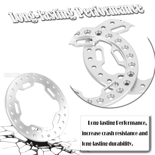 Metal 1.9 Beadlock Wheels Replacement Ring for 1/10 TRX4 SCX10 90046 90047 Crawler RC Car,4Pcs RC 1.9 Beadlock Wheels Replacement Ring,Silver - color: Silver - (Beadlock Ring)