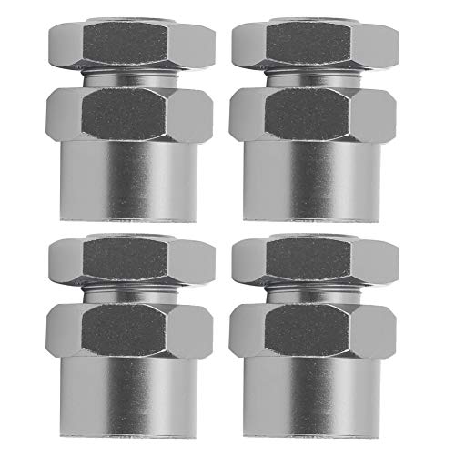 VGEBY RC Hex Adapter, 12mm to 17mm Wheel Hex Hub Extension Hex Drive Adapter RC Car Conversion Adapter Accessories Fit for 1/10 RC Crawler 15mm(Color) Car Model Accessories