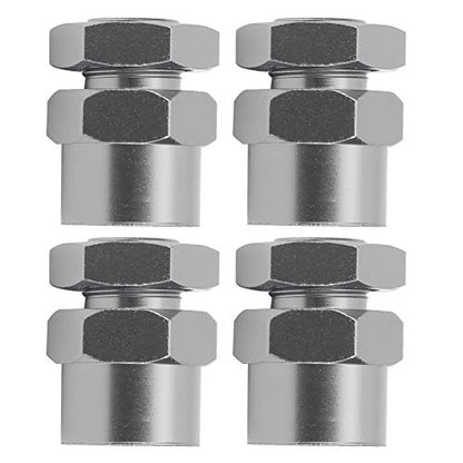 VGEBY RC Hex Adapter, 12mm to 17mm Wheel Hex Hub Extension Hex Drive Adapter RC Car Conversion Adapter Accessories Fit for 1/10 RC Crawler 15mm(Color) Car Model Accessories