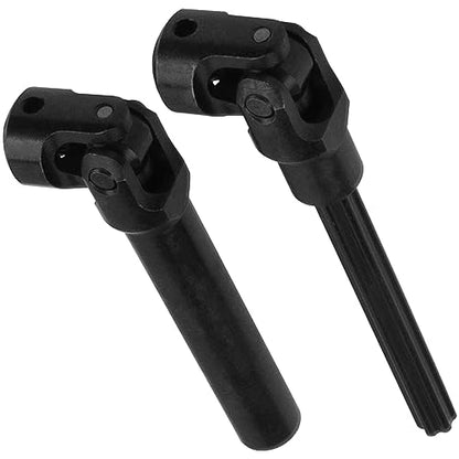 2Pcs Vgoohobby Universal Drive Shaft RC Crawler Driveshaft Compatible with Traxxas TRX4 Axial SCX10 AXI03007 Redcat Gen7 RC4WD D90 TF2 1/10 RC Crawler Car (Black,104-139mm) - color: Black, size: 104-139mm