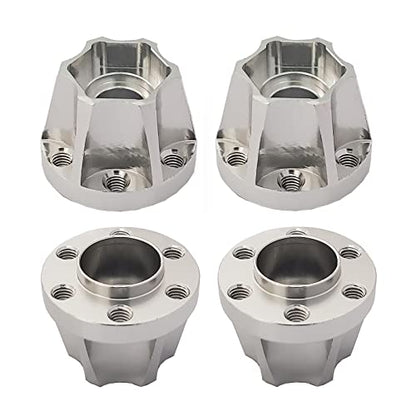 4Pcs RC Metal 12mm Hex Wheel Hubs Adapters for 1.9/2.2inch Beadlock Wheel Rim Axial Scx10 Trx4 Wraith Gen7 Gen8 D90 CC01 1/10 RC Crawler (15mm S) - size: 15mm