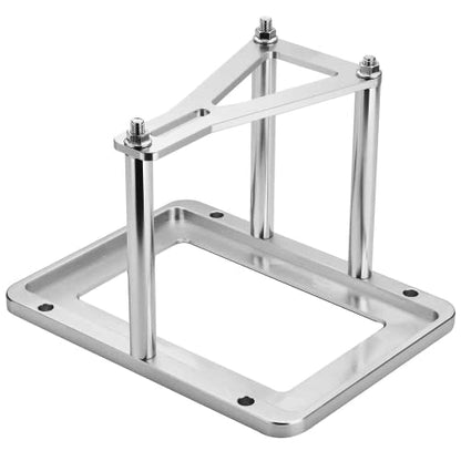 Universal Battery Tray Hold Down Trunk,Battery Relocation Box Billet Aluminum 551181 For Optima Race Racing Mount Red Yellow Blue Top 34M D34M 34 34R 34/78 D34 D34/78 - color: Sliver