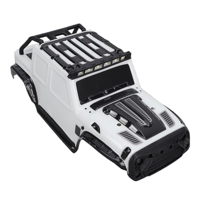 RC Car Body Shell Replacement for SCY16103 16103PRO 1/16 4WD Truck with Quick Release Pins (White) - color: White