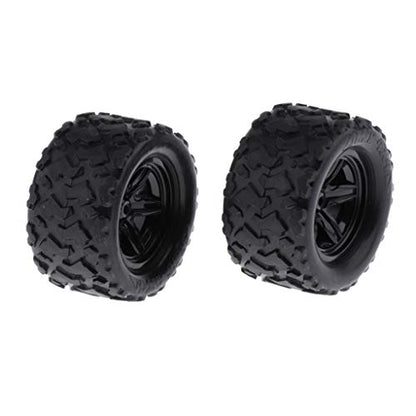 Replacement Part For 2 Pieces RC Car Racing Car Tires 1:18 Scale RC Car Cement Parts Durable