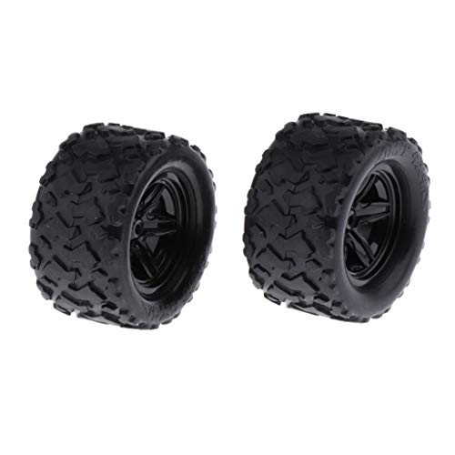 Replacement Part For 2 Pieces RC Car Racing Car Tires 1:18 Scale RC Car Cement Parts Durable