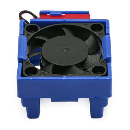 Plastic RC ESC Cooling Fan #3340 RC Spare Parts for TRAXXAS VXL-3S Slash/Rally/Bandit/Stampede RC Car (Blue) - color: Blue