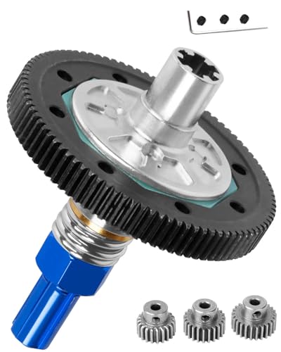 91T Spur Gear Slipper Clutch & 21T 23T 25T Pinions Gear Upgrades Part for 1/10 Granite 4X4 / Granite 4X2 Mega550,Navy Blue - color: Navy Blue - (91t)