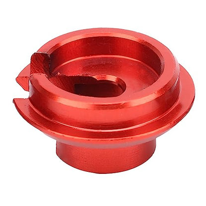 RC Spring Retainers, Durable Shock Cups Upgrade for Smooth Ride, 4Pcs Red Set for 1/10 Scale RC Cars Off-Road Racing and Hobbyist Maintenance
