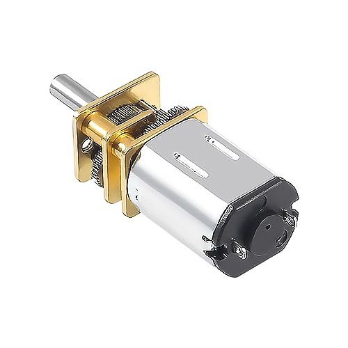 2PCS DC 12V 1000RPM N20 High Torque Speed Reduction Motor with Metal Gearbox Motor for DIY RC Toys