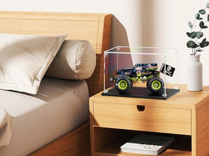 Clear Acrylic Display Case, Self-Assemble Showcase for Collectibles, Action Figures, Dolls- Alternative Glass Box for Commemorative Gifts（10*6*6inch,26*16*16cm） - size: 10x6x6inch,26x16x16cm