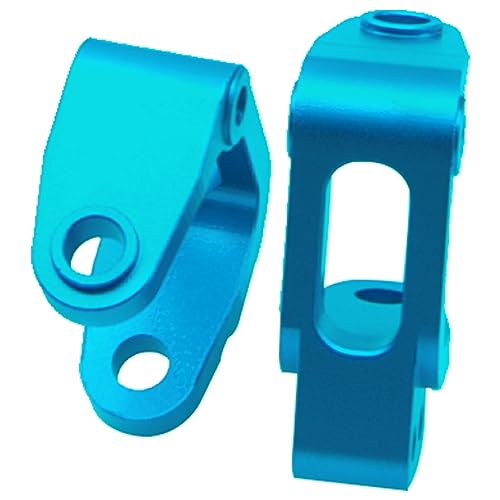 Metal Caster Blocks & Steering Blocks & Stub Axle Carriers Replacement of ECX234000 Compatible with ECX 1/10 2WD Ruckus Axe Brutus Circuit AMP MT/DB Crush RC Buggy Tuck Hop-Up Parts