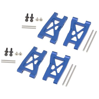 RC Models Components for Traxxas for LaTrax for Teton 1/18 4pcs Metal Front and Rear Suspension Arm Set RC Car Upgrade Parts Repair Modified(Blue) - color: Blue