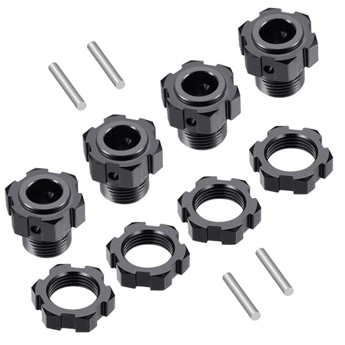 17mm Wheel Hexes Adapter Nuts & Pin for 1/8 Arrma Kraton 6s BLX EXB | Aluminum RC Truck Upgrades Parts