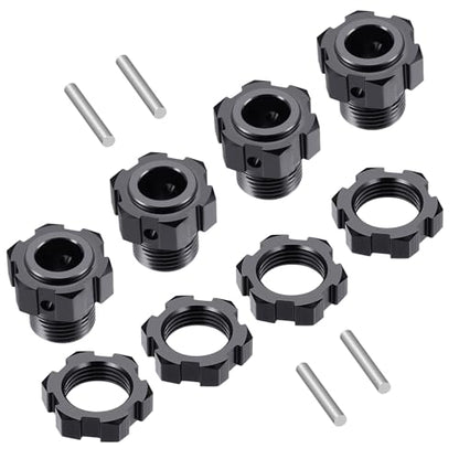 17mm Wheel Hexes Adapter Nuts & Pin for 1/8 Arrma Kraton 6s BLX EXB | Aluminum RC Truck Upgrades Parts