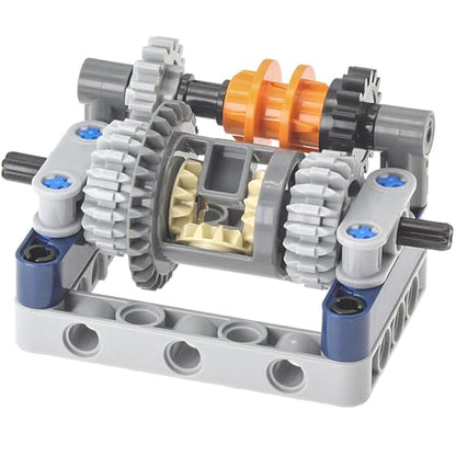 30Pcs Technic-Parts Kits Differential-Gear Set Gearbox Model Kit | Includes Pins-Axles-Frames-Beams-Connectors, and MOC-Accessories.Compatible with Major Brands' Technic Pieces