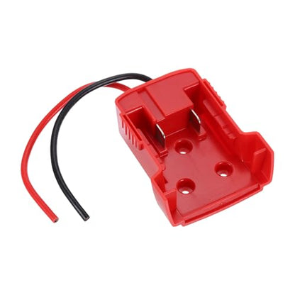 HARFINGTON Battery Adapter Converter for DIY Rc Car Truck Toys' 18V Battery, Battery Conversion Kit with 12AWG Wire, Wire Harness Connector, Red - color: Red