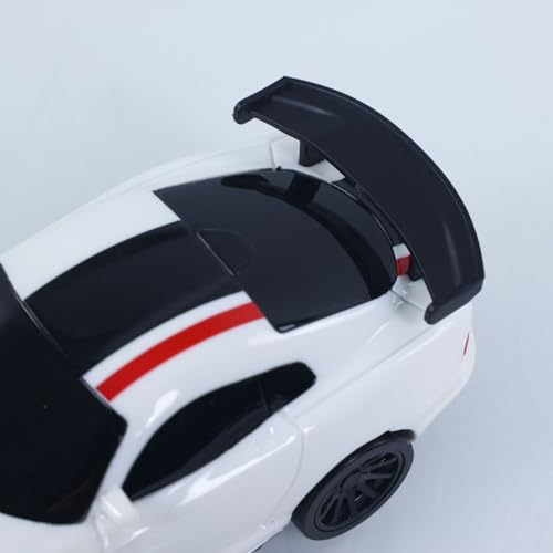 TOUCAN RC HOBBY US in Stock 1/43 High Speed Gyroscope RC Drift Vehicle 4WD Ready to Run Mini Car Radio Battery 2.4G Remote Control Racing Car 4311G for Adult - color: White