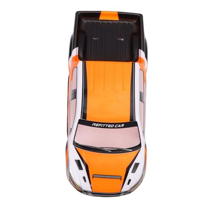 RC Car Body Shell 1/10 Scale Universal Painted Precut Modification 26cm Wheelbase for Pickup Truck (Orange) - color: Orange