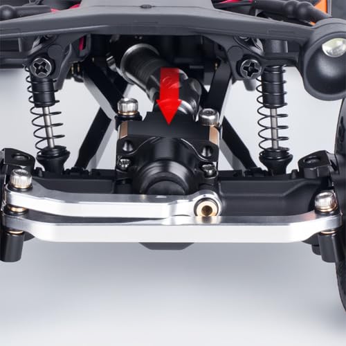 Brass Steering Knuckles Rear Hubs Weights Diff Covers for 1/30 RC Crawler AXIAL SCX30 Ford Bronco 4X4 Jeep Wrangler JLU Upgrades (Front Rear Diff Cover) - color: Front Rear Diff Cover