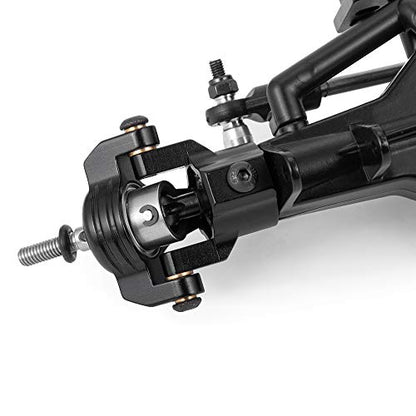 QUE-T Complete Aluminium Alloy Front Middle Rear Axle for 1/10 RC Crawler Car SCX10 90021 90027 90028 (1 Set) - color: 1x Front + 1x Middle + 1x Rear