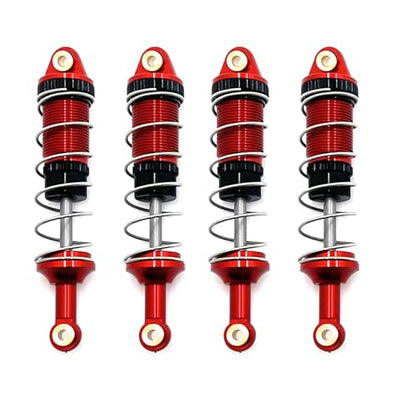 4-Pack RC Car Shock Absorbers Metal Shocks Damper Compatible with MJX Hyper Go 16207 16208 16209 16210 H16BM H16GT H16DR 1/16 Scale RC Car Upgrades Part