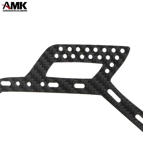 AMK Thickened 3.5mm Carbon Fiber SCX10 Chaissis Frame Rails DIY 313mm Wheelbass 1/10 RC Crawler Body LCG Builder Kit Axial SCX10 I II Upgrades(Frame Rails) - color: Frame Rails