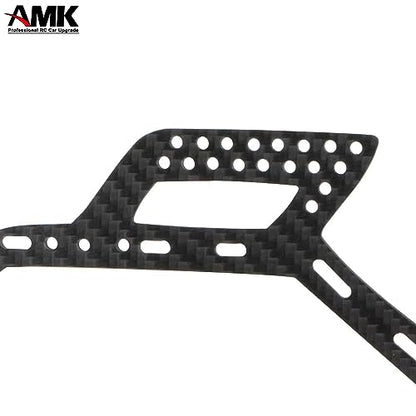 AMK Thickened 3.5mm Carbon Fiber SCX10 Chaissis Frame Rails DIY 313mm Wheelbass 1/10 RC Crawler Body LCG Builder Kit Axial SCX10 I II Upgrades(Frame Rails) - color: Frame Rails