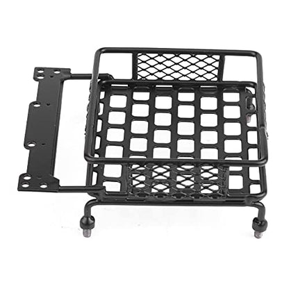 RC Roof Rack Luggage, Steel RC Luggage Carrier Tray Roof Rack Model Vehicle Parts Accessories for 1/10 RC Crawler Car (S) - size: Small