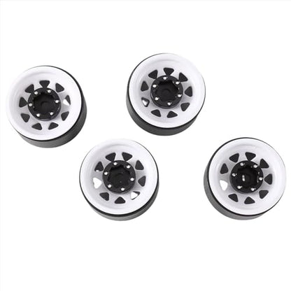 RC Models Parts For Axial For SCX24 For AX24 For TRX4M For FCX24 For 1/18 1/24 RC Crawler Car 1 IN Beadlock Wheel Rim Deep Dish Negative Offset 3.78mm Hub