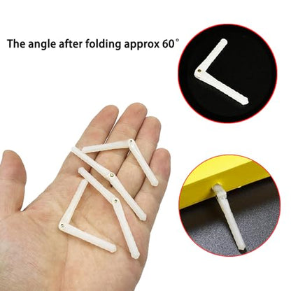 10PCS RC Airplane Plastic Pin Hinge for RC Plane Helicopter Aircraft DIY Model Plane Fix Wing Parts (4.5x67mm) - style: 4.5x67mm