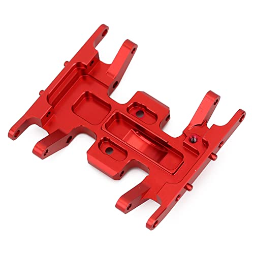 INJORA RC Skid Plate for Axial SCX24 Bronco Gladiator Deadbolt C10 Upgrades Parts 1/24 RC Crawler（Red） - color: Red