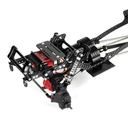 Battery Tray ESC Receiver Mount for 1/10 RC Crawler Cheater Rigs Fimonda for LCG for Chassis Lower Center of Gravity Rails RC Accessories