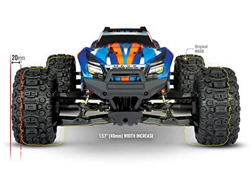 Traxxas Maxx Wide Green 1:10 RC Model Car Monster Truck 4WD RTR 2.4GHz