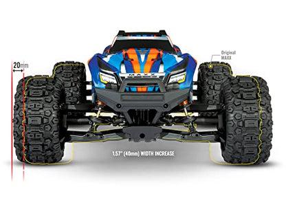 Traxxas Maxx Wide Green 1:10 RC Model Car Monster Truck 4WD RTR 2.4GHz